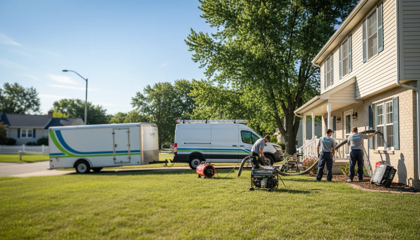 Flooded Basement Restoration And Cleanup With Repair in Cambridge, NE near me